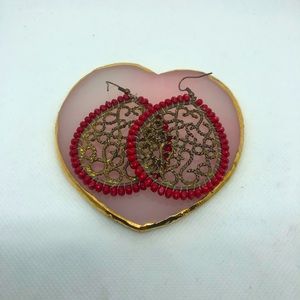 Cute OOAK vintage dangly earrings